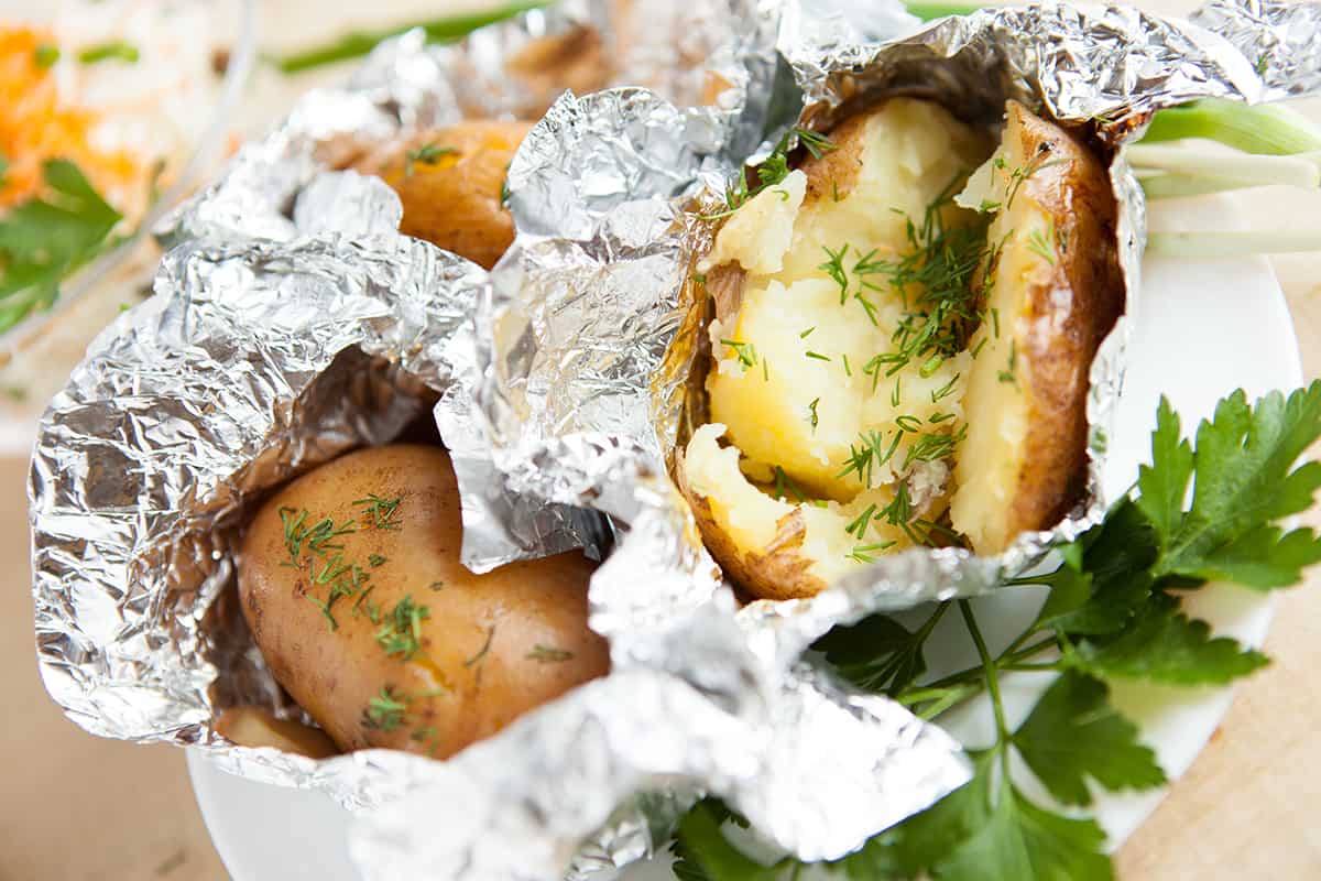 Should You Bake Potatoes in Foil?