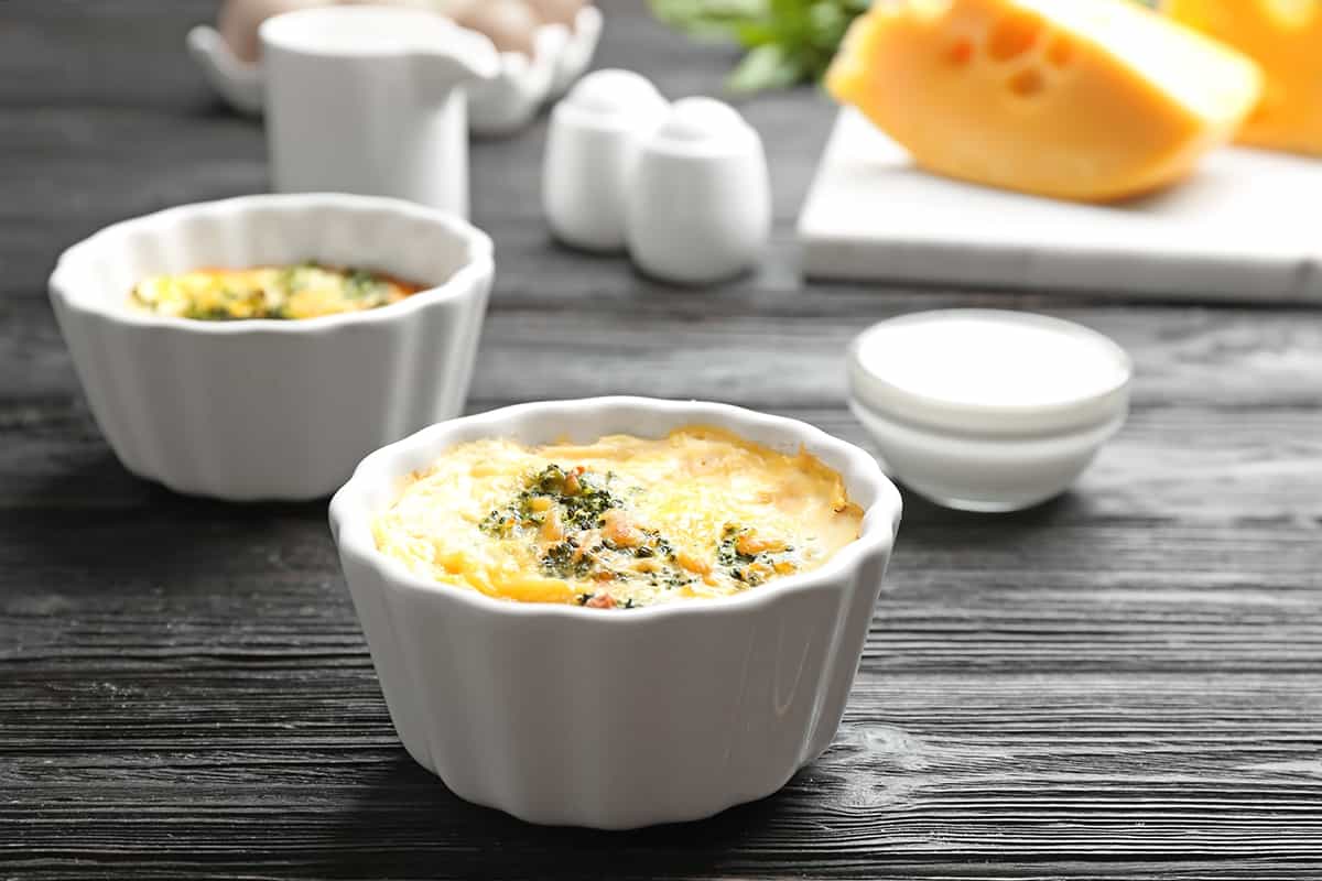 Check if your ramekin is designed for oven use