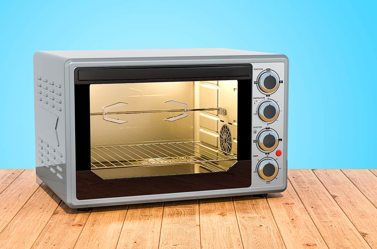 Convection oven size