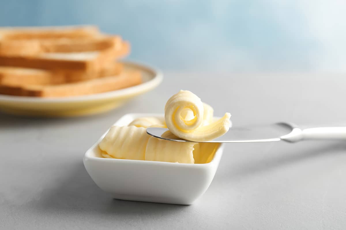 How much butter to substitute 1 2 cup of vegetable oil