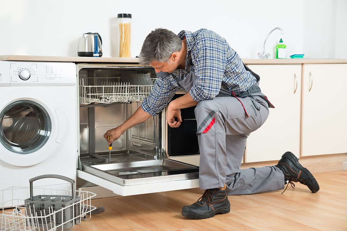 How to Repair Crack in a Dishwasher Tub