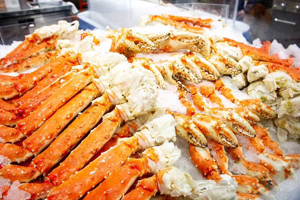 how many crab legs in a pound