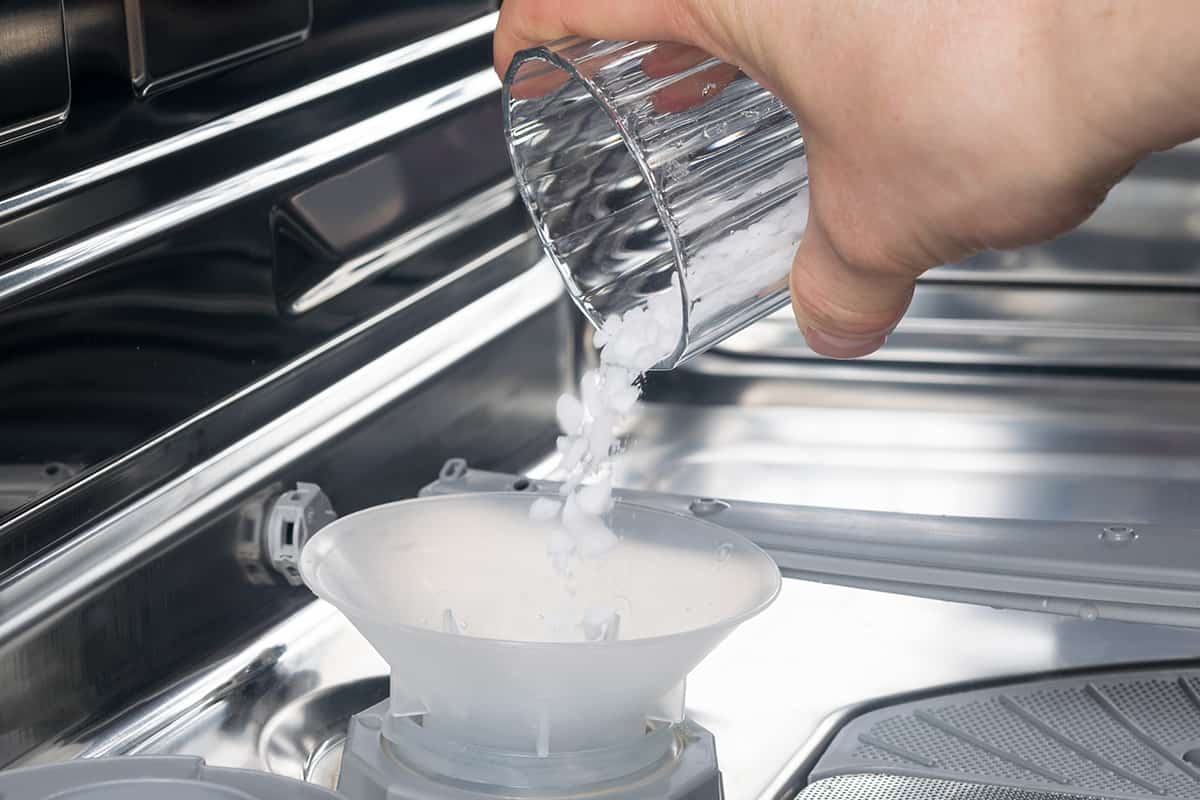 Use dishwasher salt to soften hard water