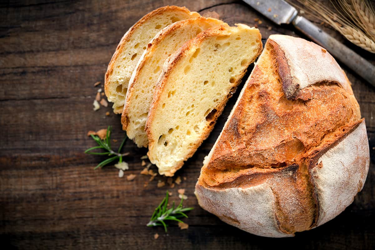Which temperature should you bake bread at