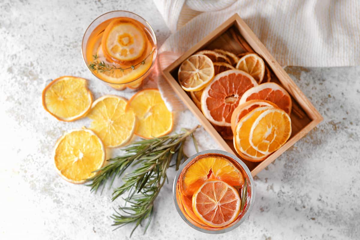 Bake citrus fruits