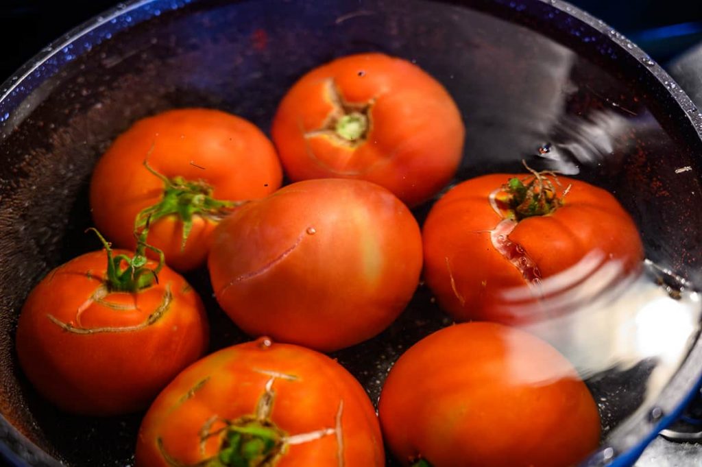 How Long to Blanch Tomatoes (for Peeling, Freezing, and Canning