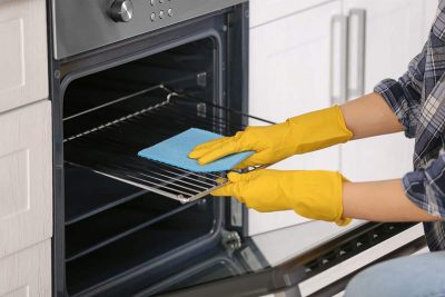 How to Get Rid of Oven Cleaner Residue