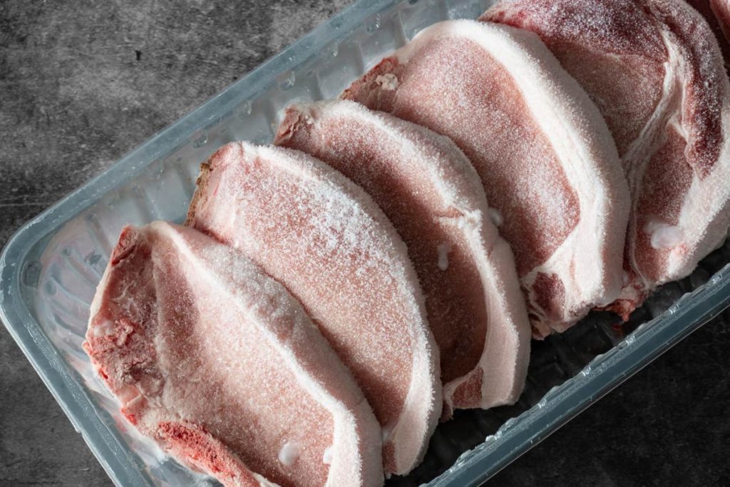 how long will pork chops keep in the freezer