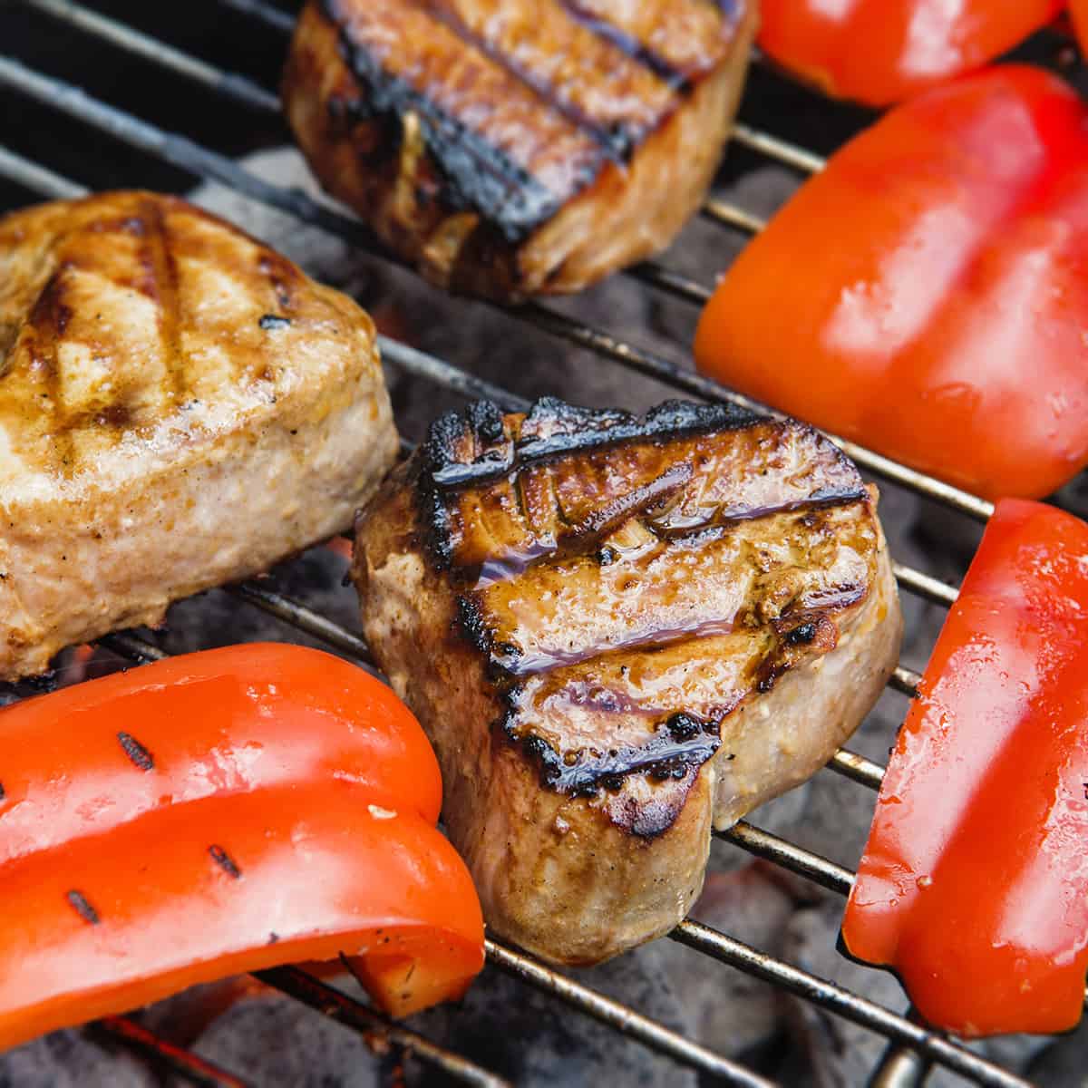 Grilling Tuna Steak