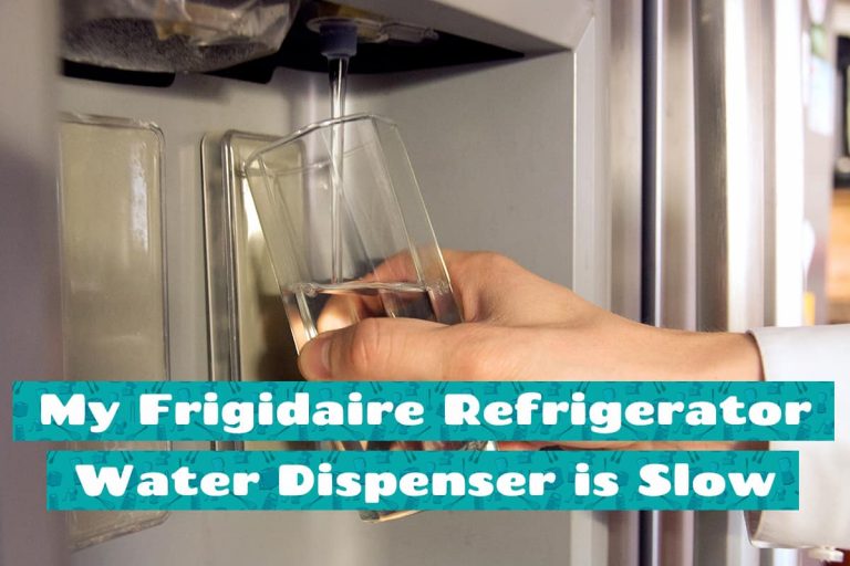 My Frigidaire Refrigerator Water Dispenser Is Slow Howdykitchen