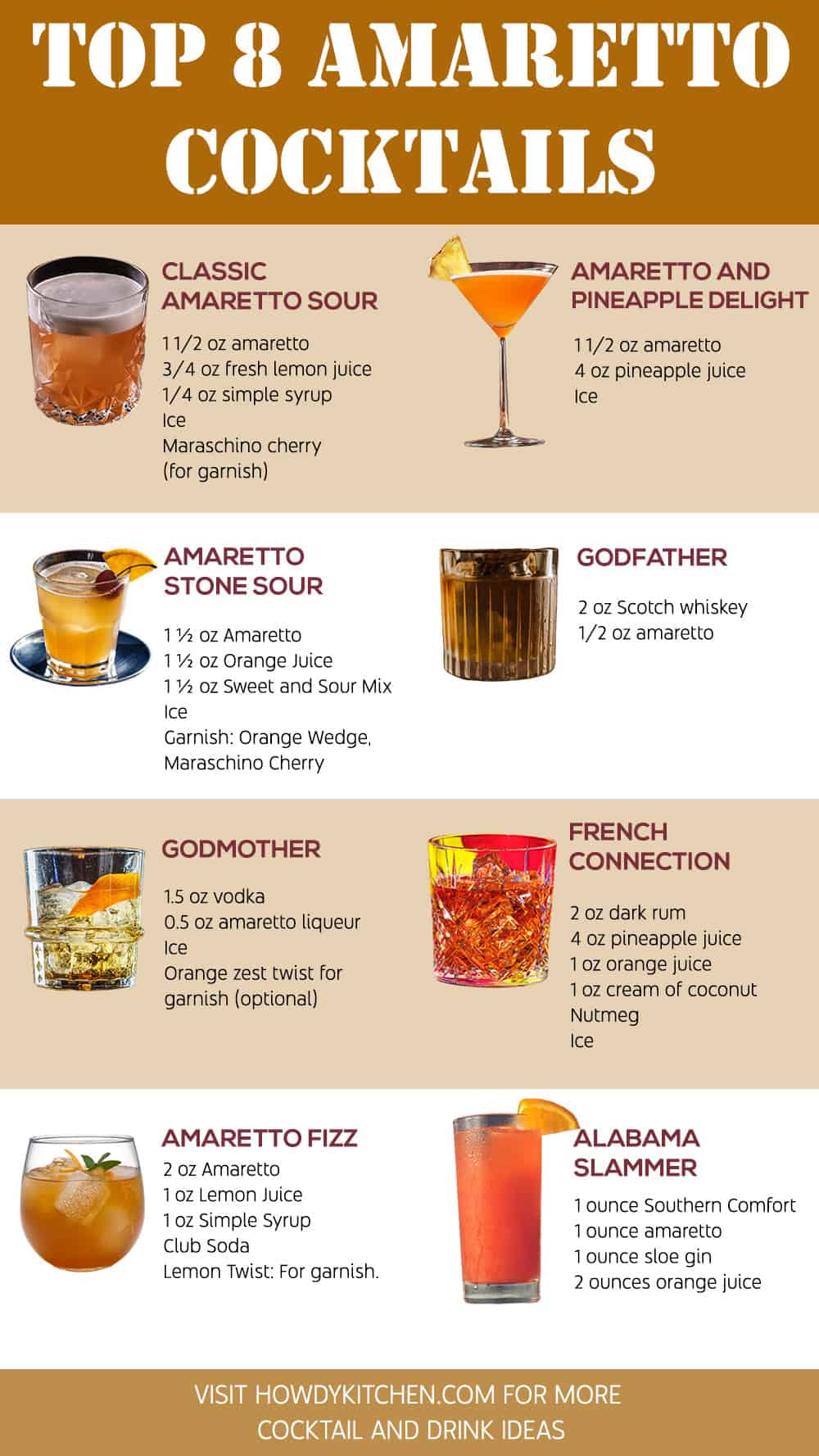 Amaretto Cocktails