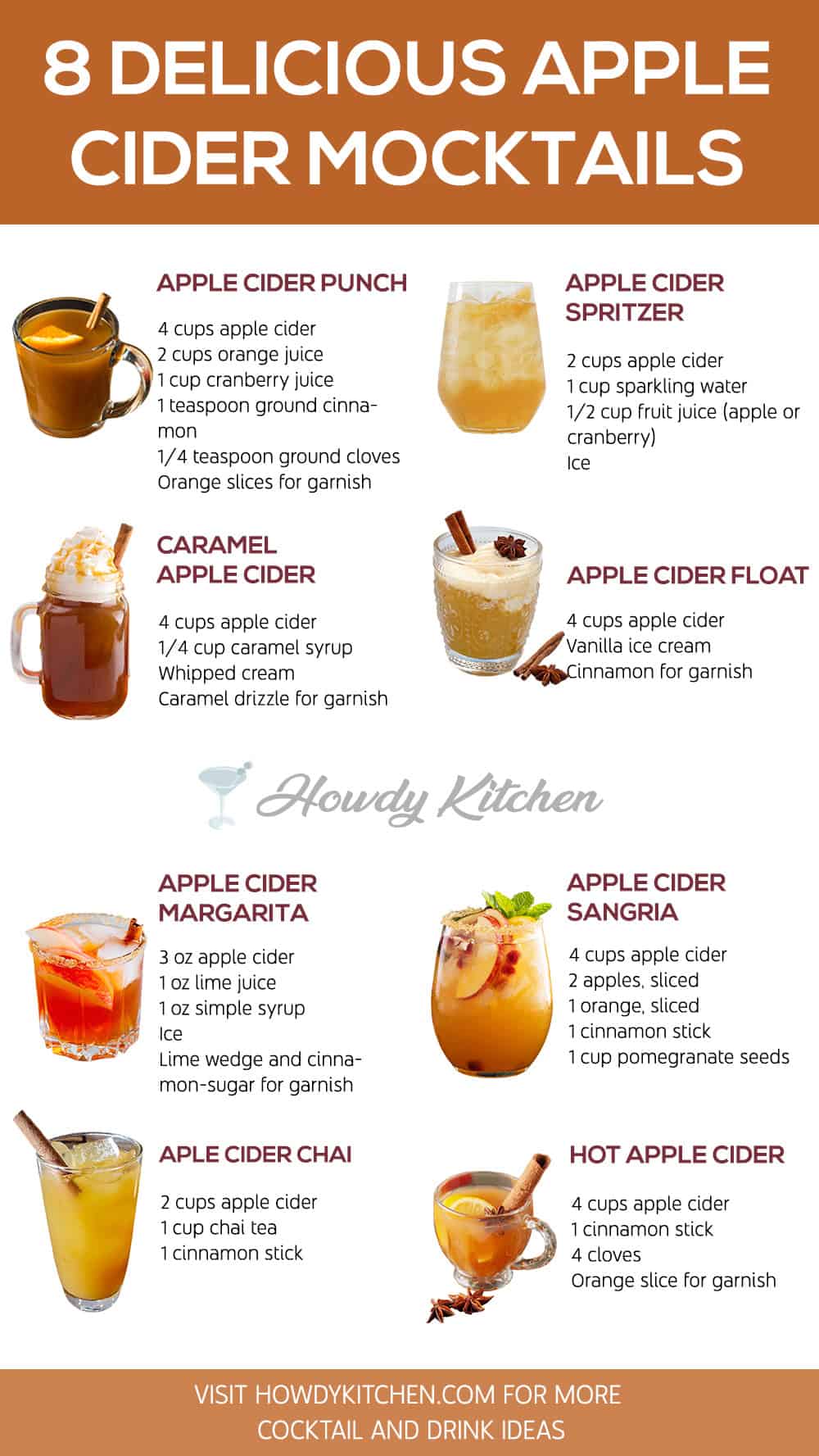 Apple Cider Mocktails