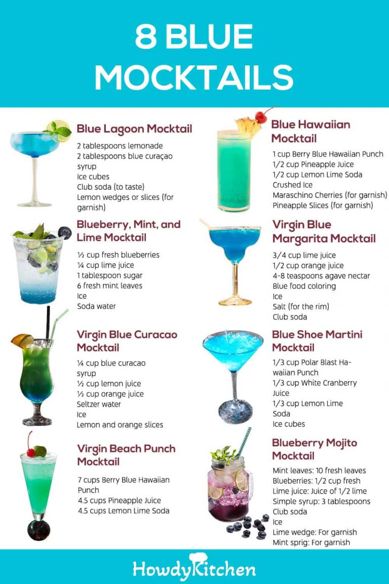 10 Best Blue Mocktails For Every Occasion - HowdyKitchen