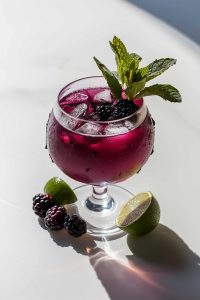 Blackberry Vodka Smash