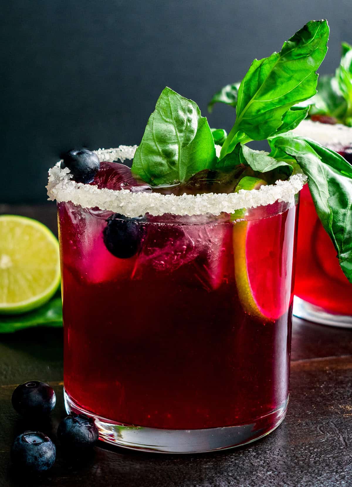 Blueberry Basil Cooler