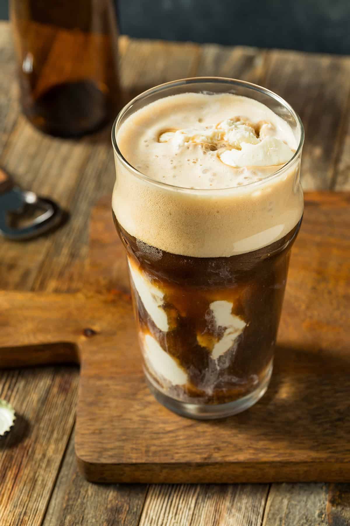 Boozy Root Beer Float