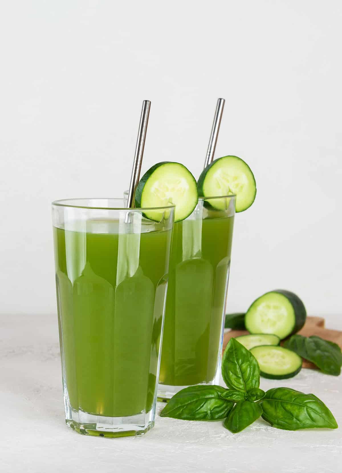 Cucumber Basil Sparkler HowdyKitchen
