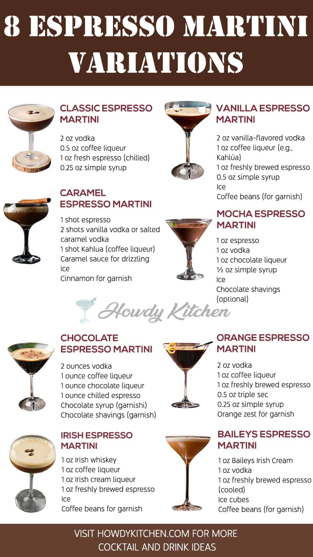 Espresso Martini Variations