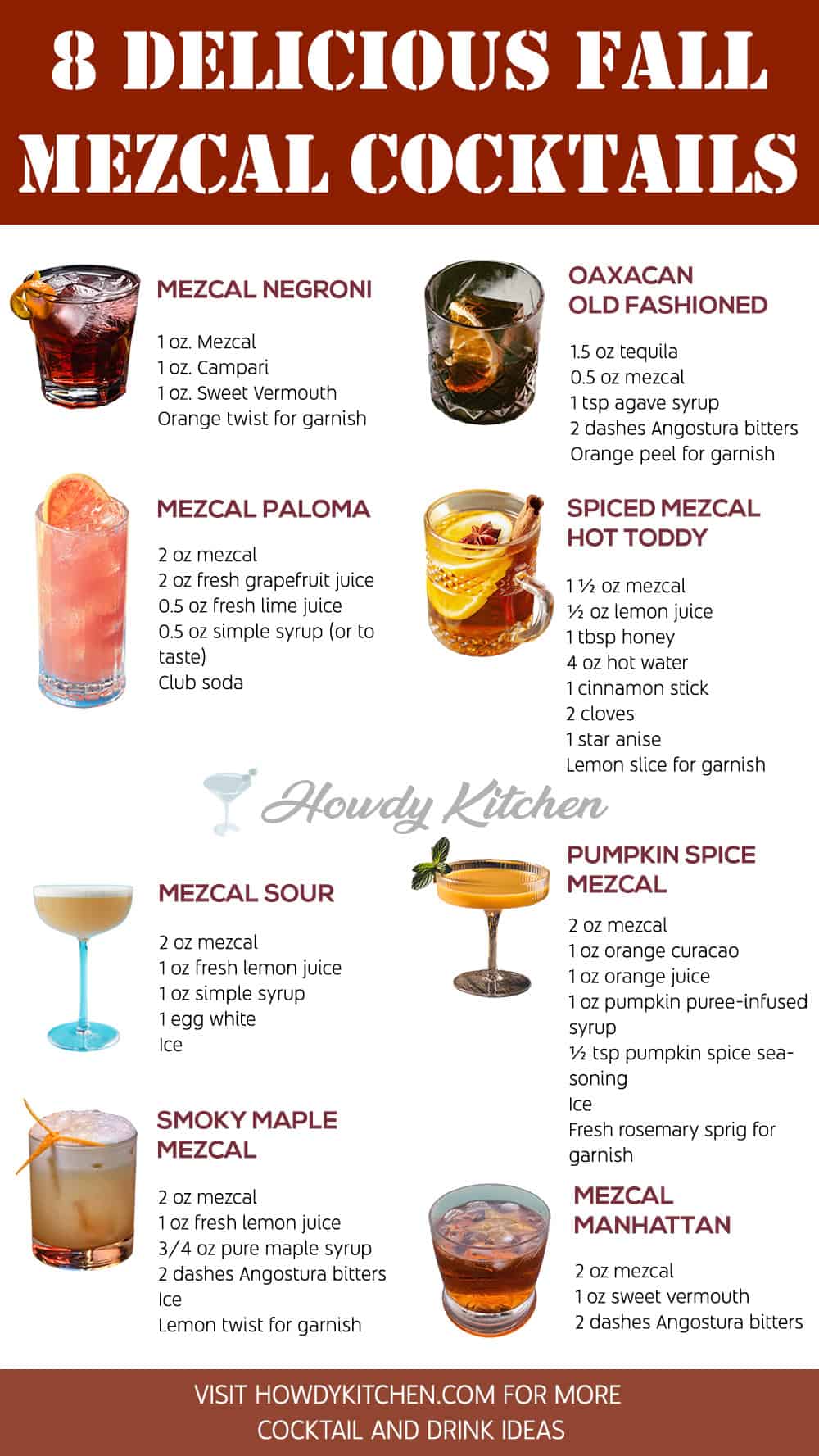 Fall Mezcal Cocktails