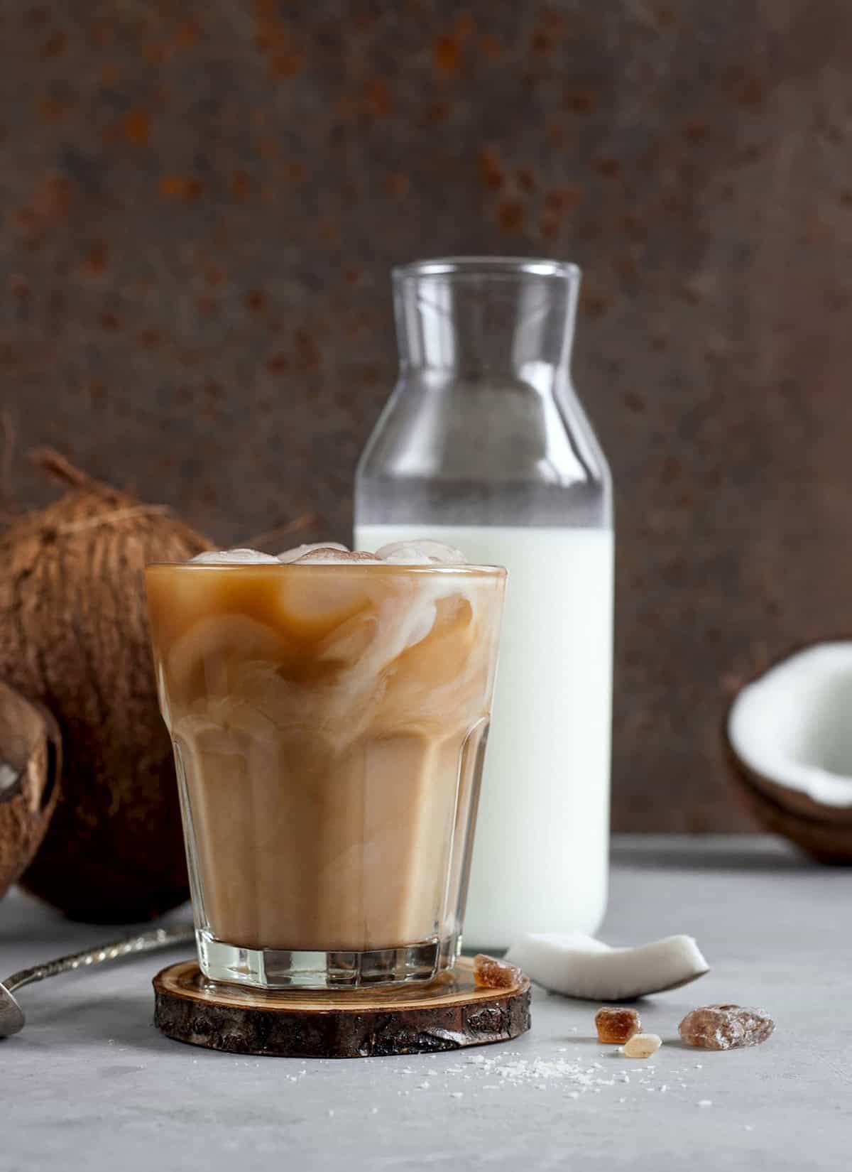 Iced Coffee with Coconut Milk