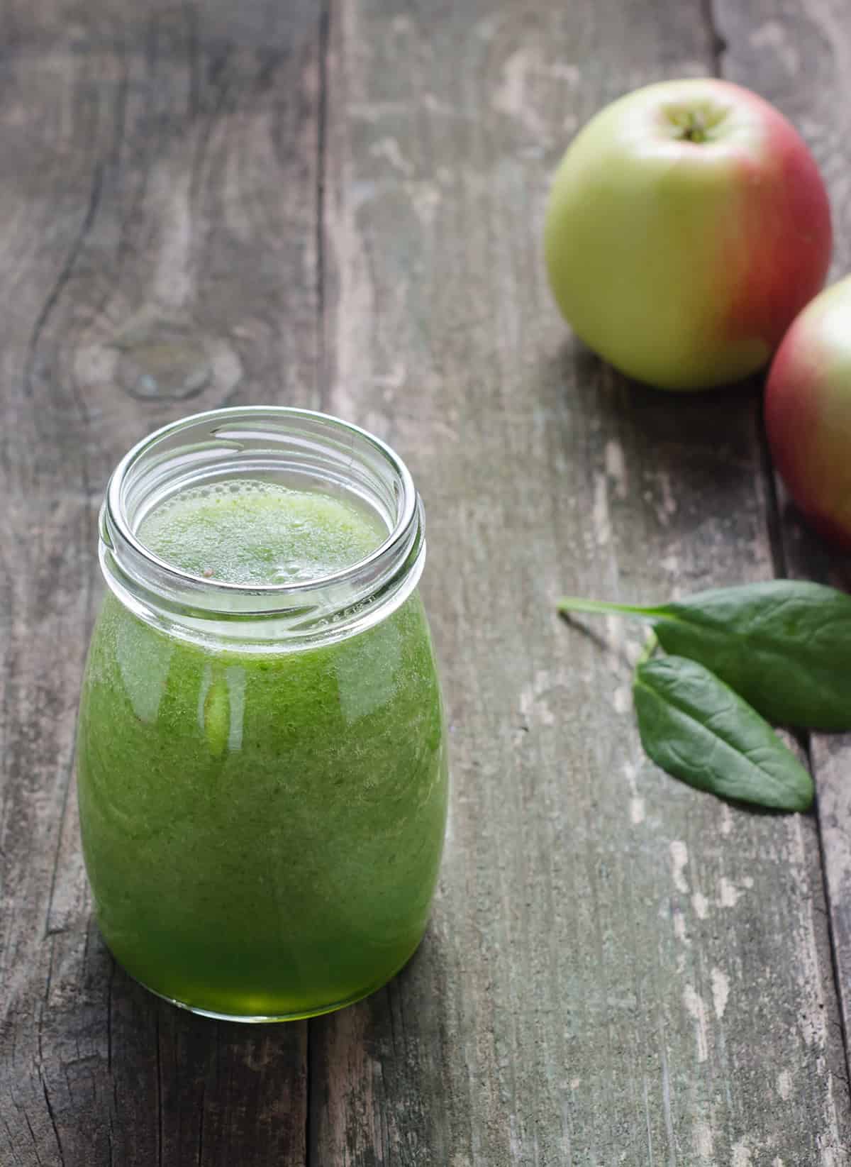 Kale and Green Apple