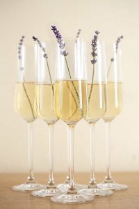 Lavender Champagne Cocktail