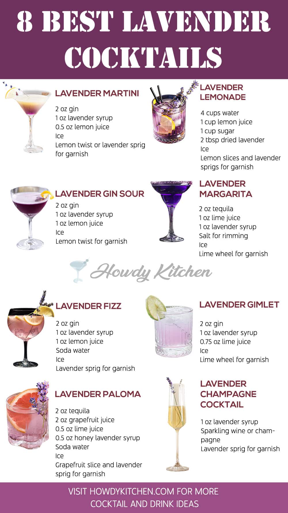 Lavender Cocktails