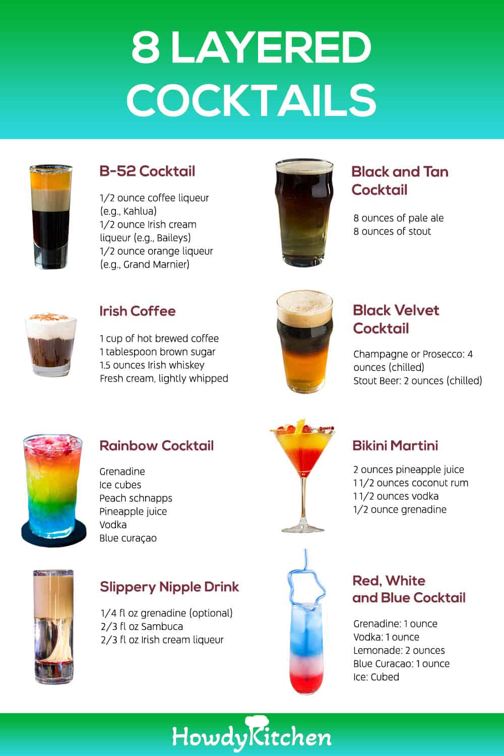 Layered Cocktails