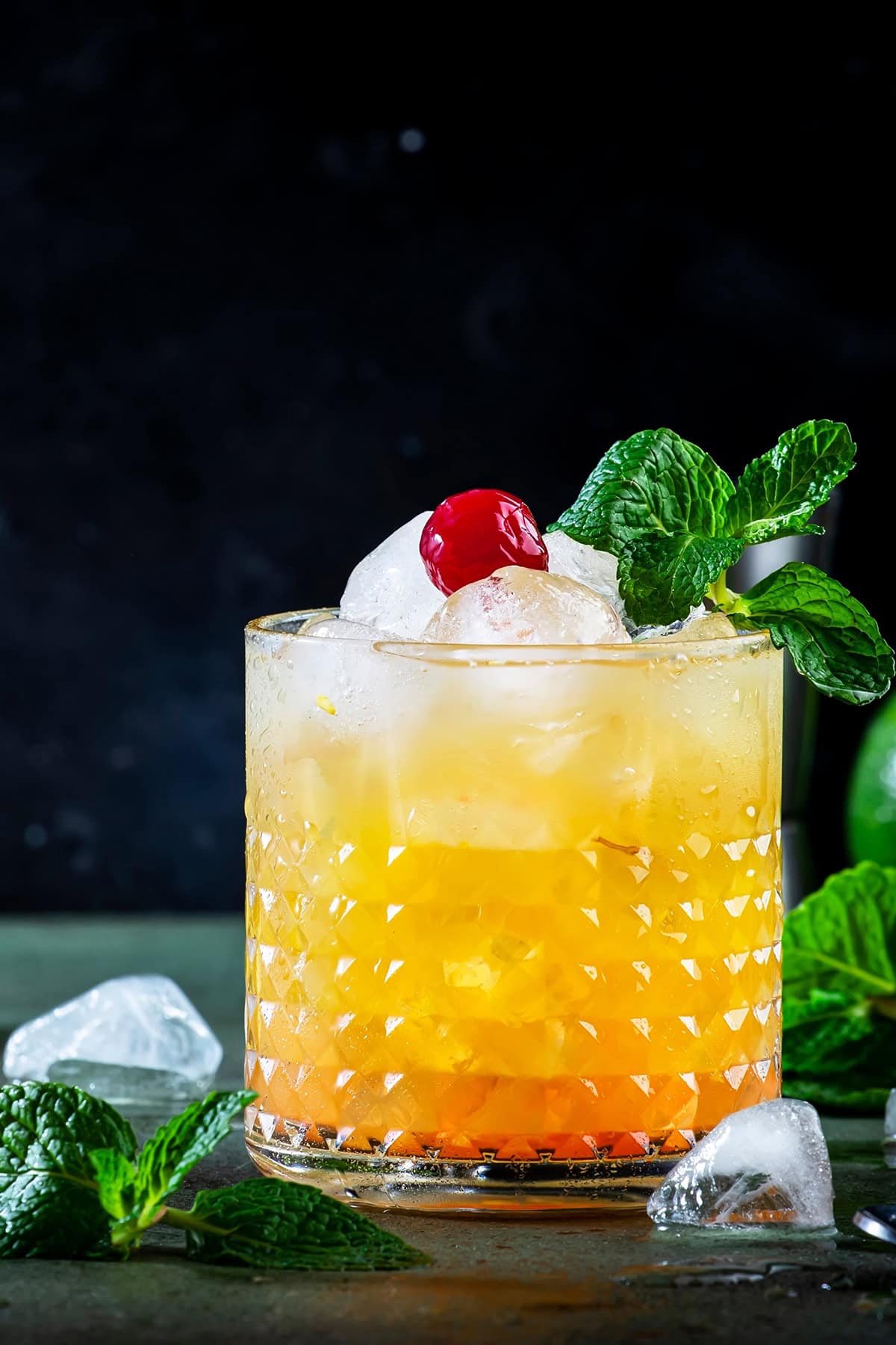 Mai Tai cocktail pin