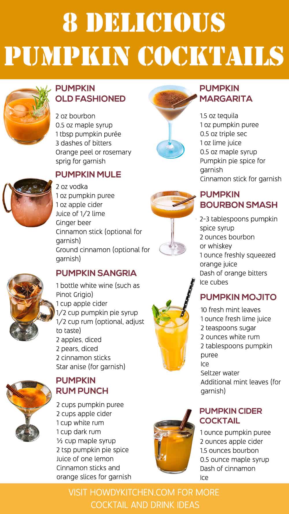 Pumpkin Cocktails