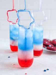 Red, White, and Blue Cocktail