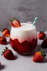 Strawberry Daiquiri Float