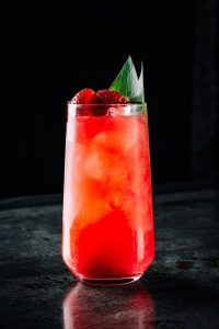 Strawberry lemonade cocktail