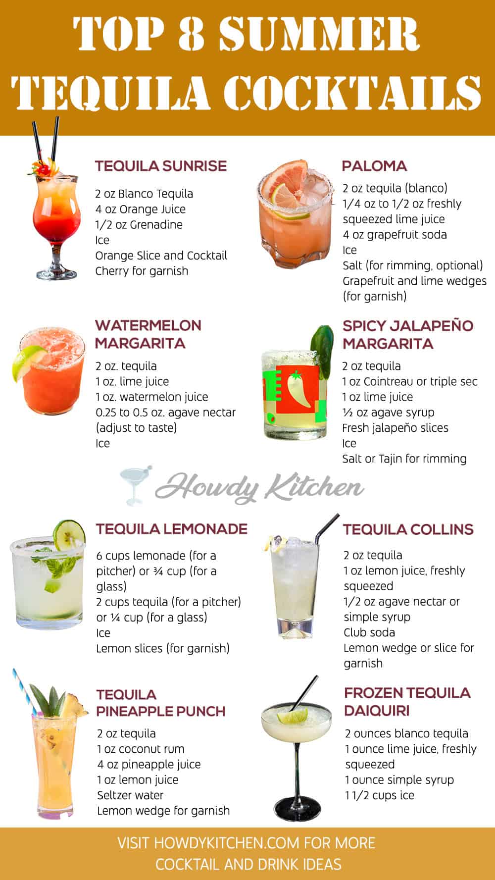 Summer Tequila Cocktails