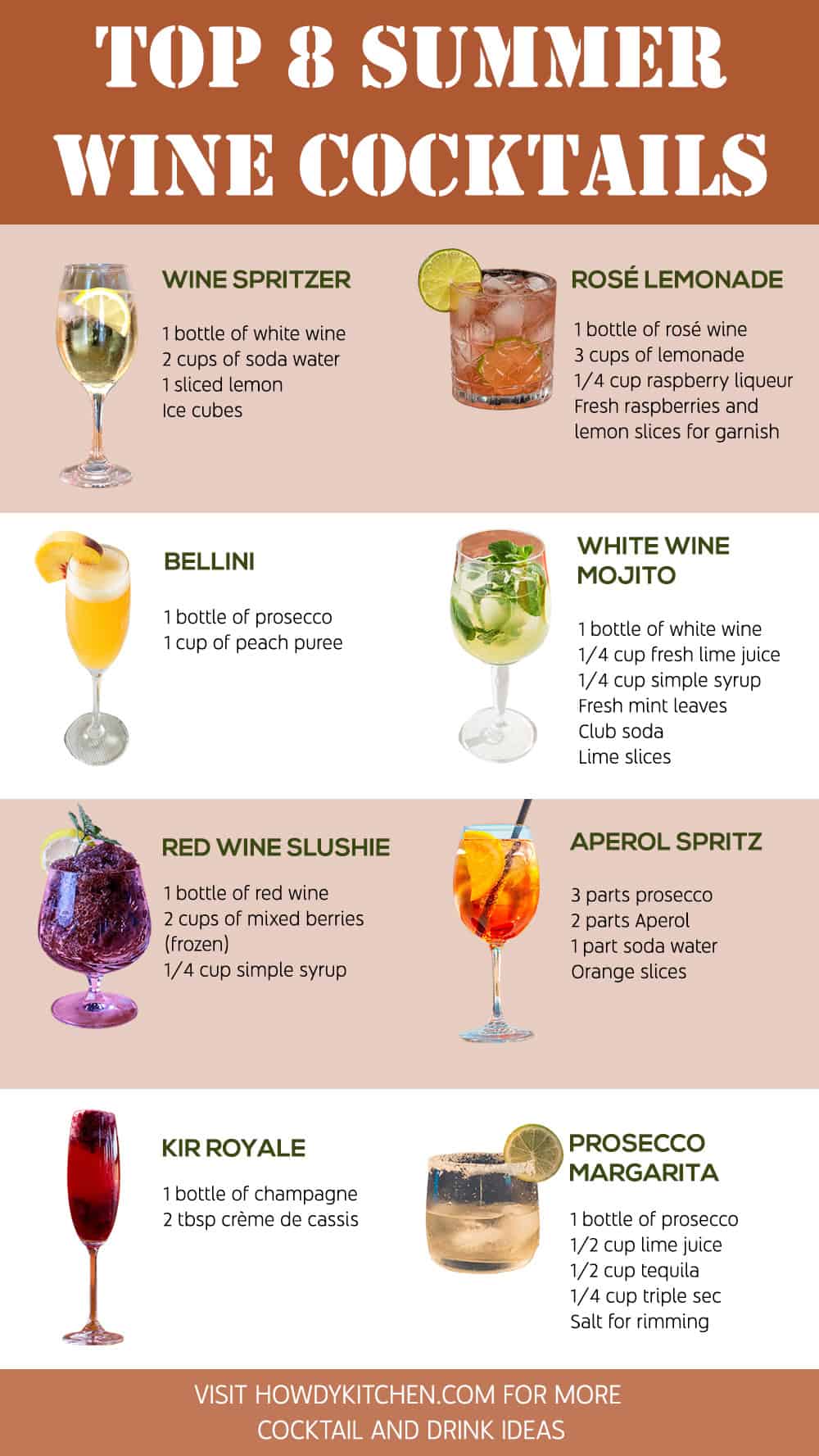 Summer Wine Cocktails