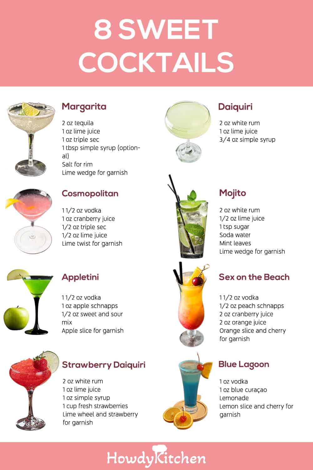 Sweet Cocktails