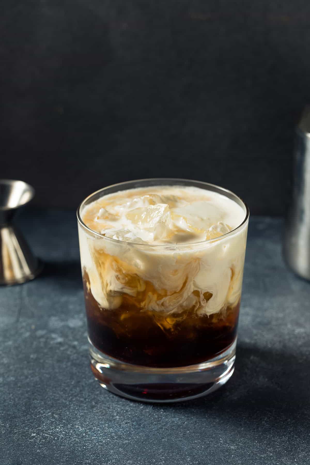 White russian cocktail