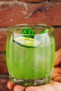 Basil Gin Fizz