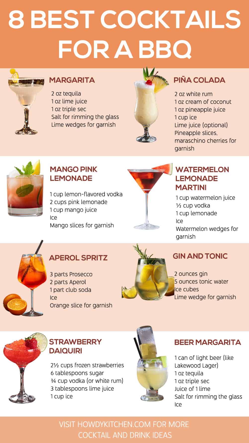 Cocktails For a BBQ