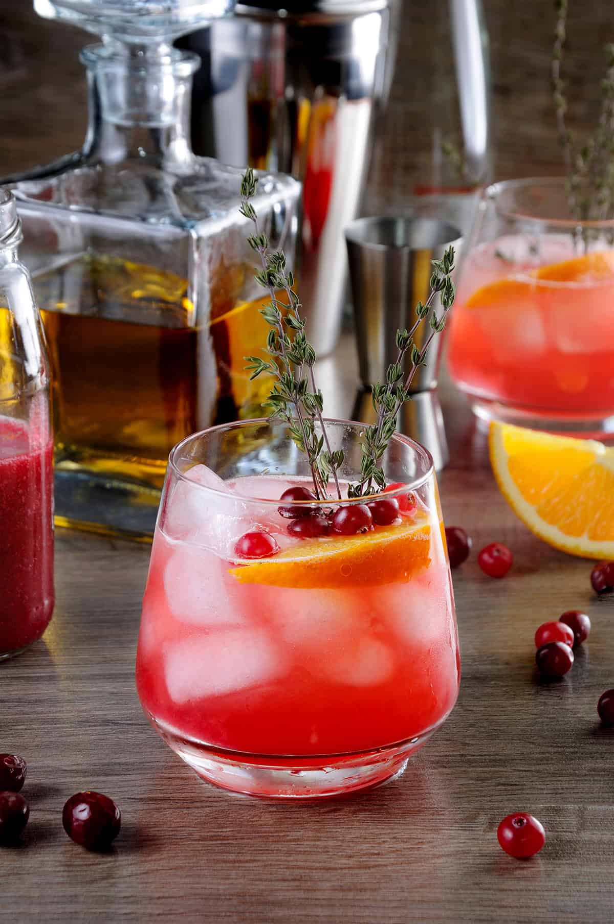 Cranberry Tequila Smash