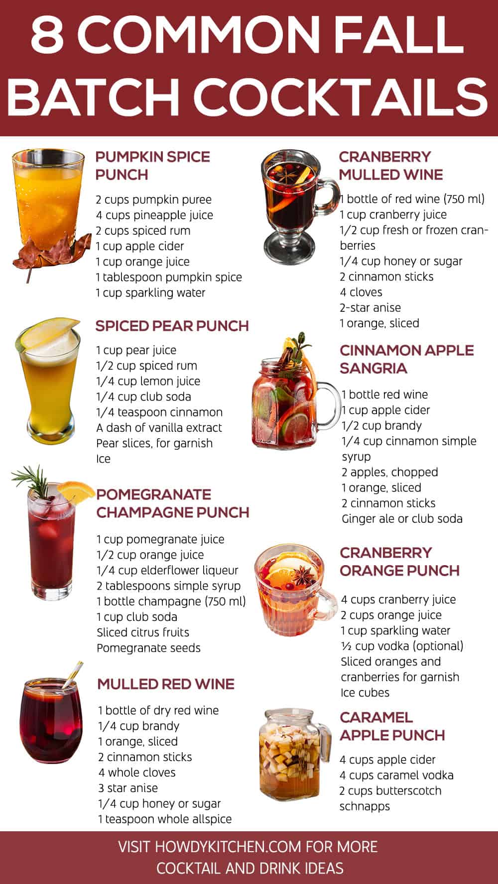 Fall Batch Cocktails