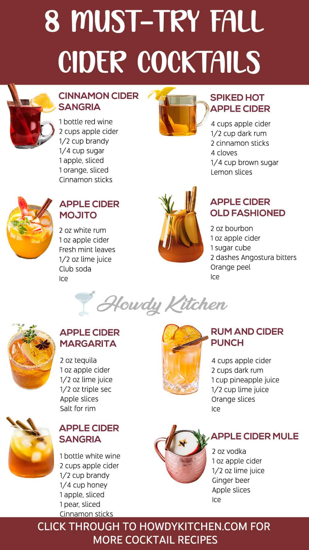 Fall Cider Cocktails