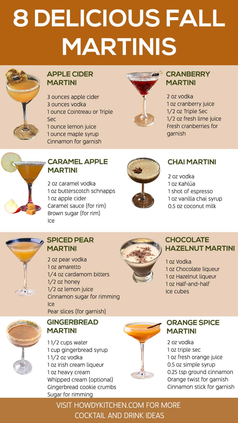 Fall Martinis