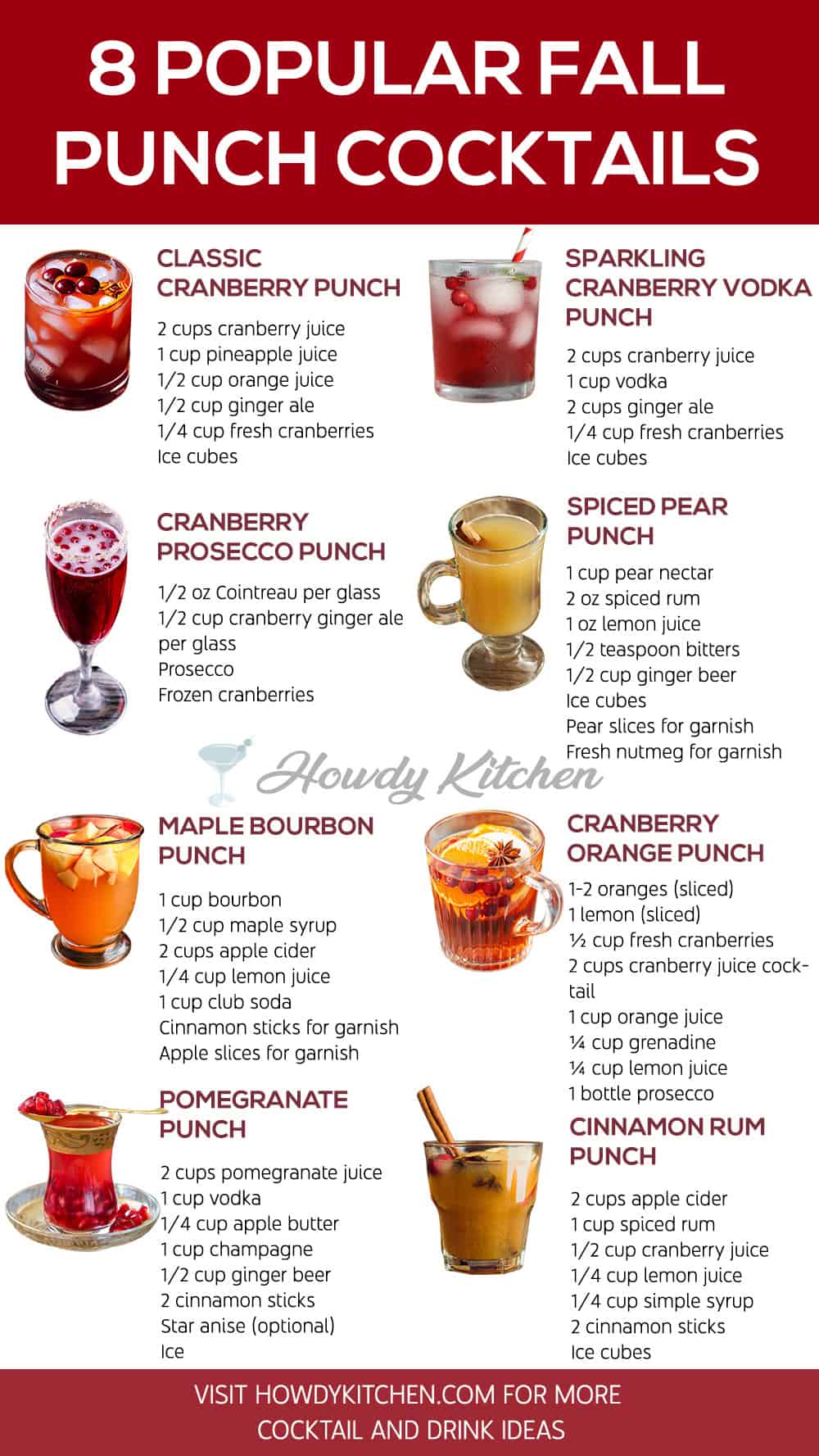 Fall Punch Cocktails