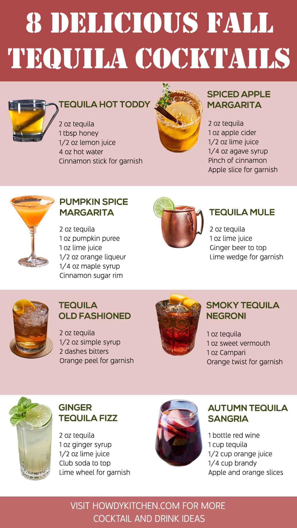 Fall Tequila Cocktails