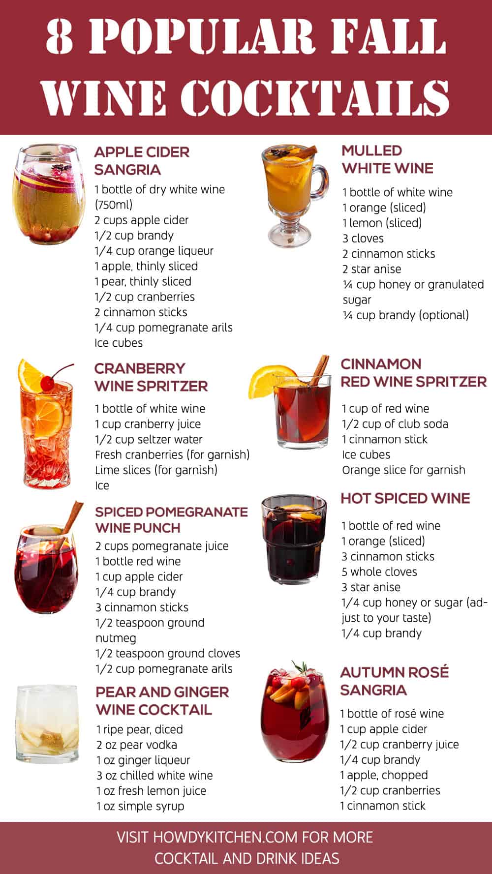 Fall Wine Cocktails