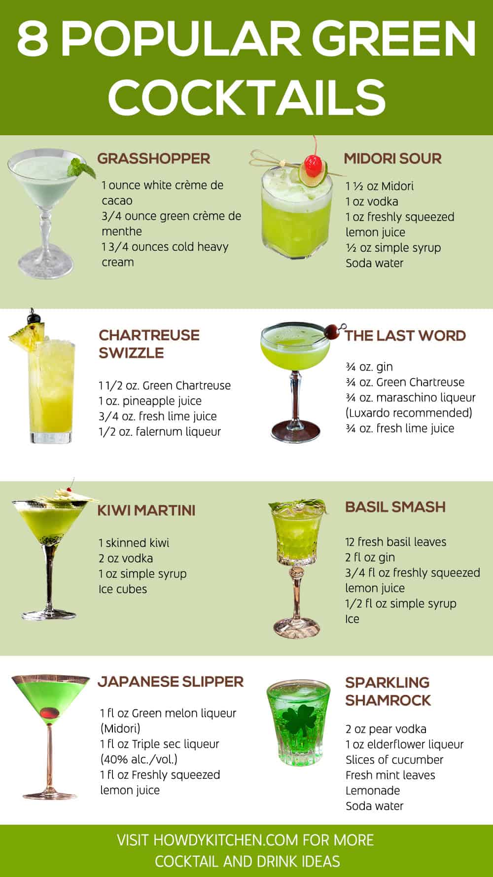 Green Cocktails