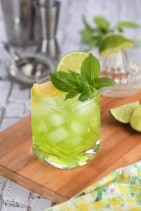 Lemon Basil Vodka Smash