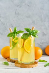 Orange And Basil Soda