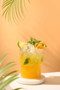 Orange Mojito Mocktail